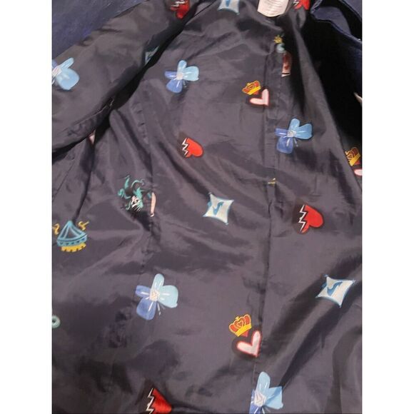 Disney Descendants Mal Faux Blue Leather Moto Jacket XL Villian - Picture 5 of 9